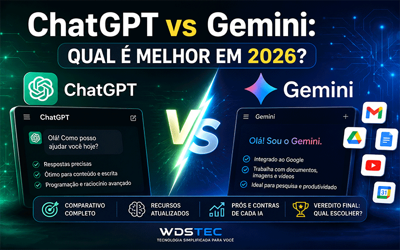 ChatGPT Vs Gemini Qual E Melhor Em 2026