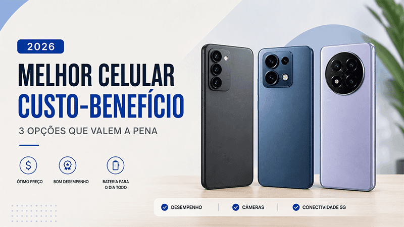 Melhor Celular Custo Beneficio Em 2026 3 Opcoes Que Valem A Pena