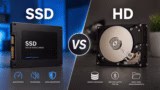 SSD ou HD lado a lado mostrando as diferenças entre os tipos de armazenamento