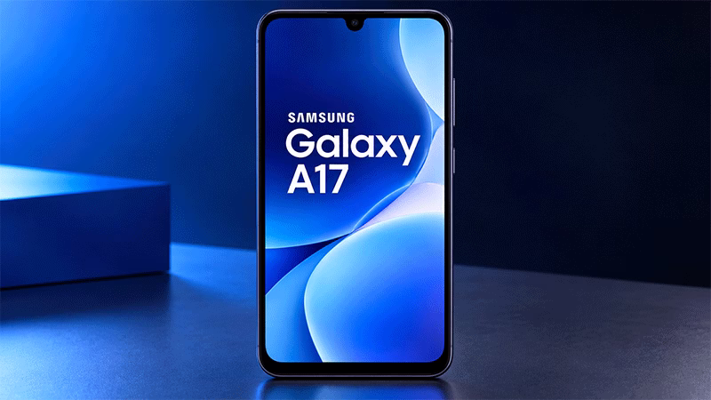 Tela Super AMOLED de 6,7 polegadas e 90 Hz do Galaxy A17