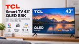 Smart TV TCL 43S5K QLED de 43 polegadas
