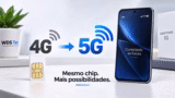 Chip 4G funciona em celular 5G