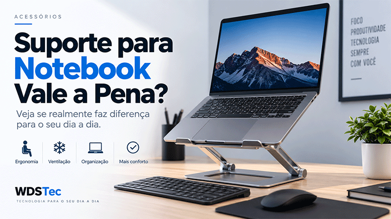 Suporte para notebook vale a pena para trabalhar e estudar