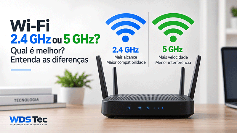 Wi-Fi 2.4 GHz ou 5 GHz qual é melhor