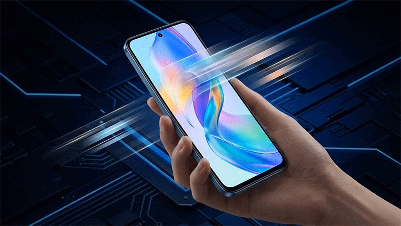 Tela TFT LCD de 6,87 polegadas com taxa de atualização de 120 Hz do HONOR X8e 4G